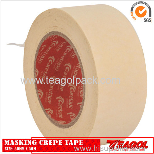 White Masking Crepe Tape 50mm x 50M/ 75mmx50M/100mmx50M