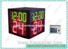 24 Seconds Water Polo Shot Clock , Red / Yellow Four Sided With CE RoHS FCC