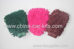 Double Sides Chenille Car Cleaning Glove