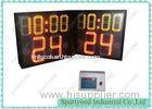 Electronic LED College Basketball Shot Clock With Game Period Time 54 X 47cm