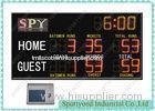 Red / Yellow Electronic Cricket Scoreboard Aluminum Housing with CE RoHS FCC