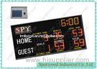 Red / Yellow Led Electronic Scoreboard For Afl And Cricket Team Sport Game