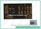 Yellow LED Electronic Tennis Scoreboard Ultra Bright With CE RoHS FCC