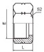 JIC triple lock Nut