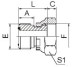 ORFS male/ ORFS female Hydraulic Fittings