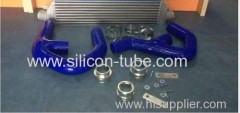 Blue TWIN TURBO INTERCOOLER KIT for VW GOLF MK5 MK6 GTI FSI JETTA 2.0T AUDI A3