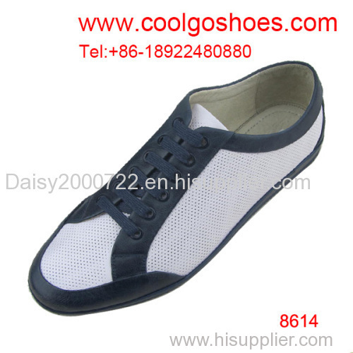 Popular design calfskin casual men shoes from China