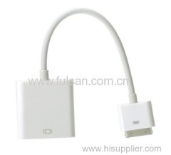 Dock Connector to HDMI 1080P TV Adapter Cable for iPhone 4 4s iPad 2 3