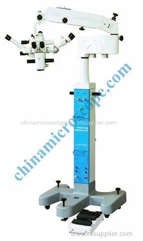 ophthalmology Hand operating surgery microscope