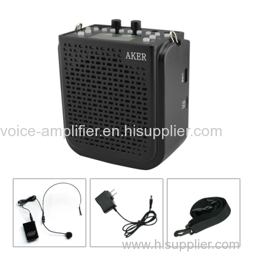 aker AK77W voice amplifier with wireless mic