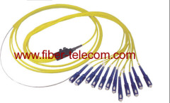 SC Single Mode Fan-out Fiber Optic Pigtail