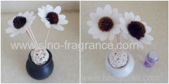 30ml home fragrance / wood flower, ceramic bottle, rattan sticks