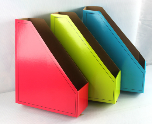 colored easy paper file holder