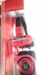 Koss Porta-Pro Over-Ear Portable Stereo Folding Red Headphones On Fire