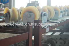 Steel Pipe Support Underground Cable Laying Rollers Block