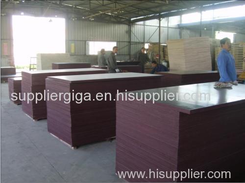 GIGA cheap melamine film faced plywood for buildings materials