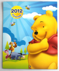 cute winnie monthly calendar