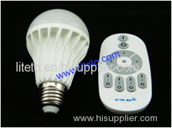 2.4G wireless color temperature adjustable led bulb