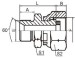 BSP male 60° seat/ BSP female pressure gauge connectors 2B-G