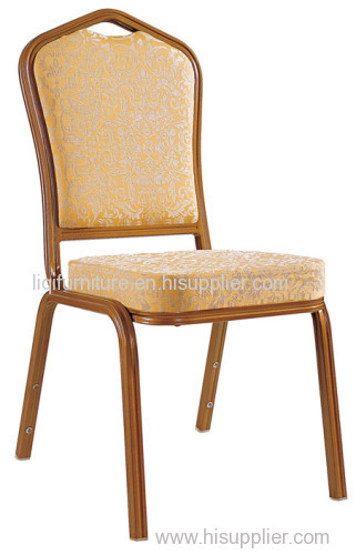 Stackable aluminum hotel banquet chair