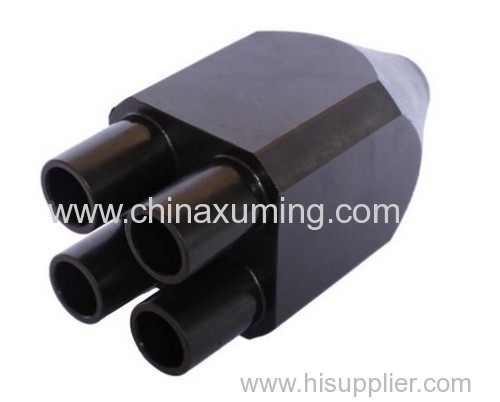 HDPE Ground Source Heat Pump Double U Type Head Injection Fitting