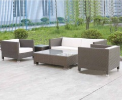 waterproof and Anti-UV patio garden PE rattan furniture sofa