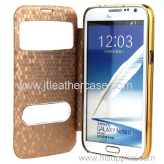 Golden color football line case for Note 2