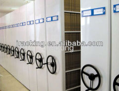 Manual compactor storage rack
