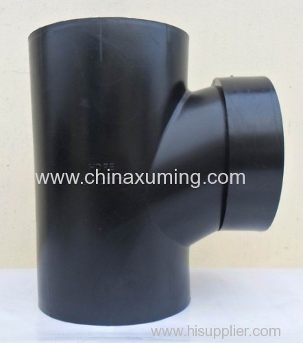 PE Siphon Drainage Circulation Tee Pipe Fitting