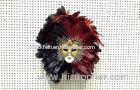 Luxury Home / Office Decorative Masquerade Masks With Feather