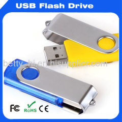 Promotional gift usb flash drive the swivel usb disk bulk cheap