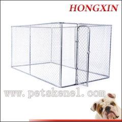 2.3x4m galvanized chain link outdoor dog enclosure