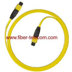 Cable Assembly Fiber Optic MPO Jumper 12-fibers