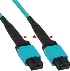 Cable Assembly Fiber Optic MPO Jumper 12-fibers