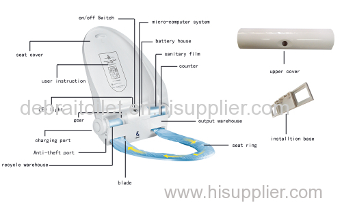 Hygienic Toilet Seat Cover For Airport Beauty shop