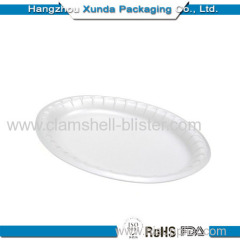 Plastic disposable party plate