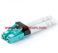 LC single mode duplex fiber optic connector