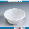 Disposable plastic food bowl