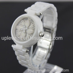 2014 Unique Stylish Ceramic Quartz Ladies Ceramic Watches, Pure Simple with Date