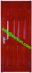 6 panel wooden door