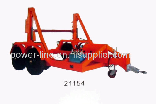 Cable transporter reel transportation vehicles