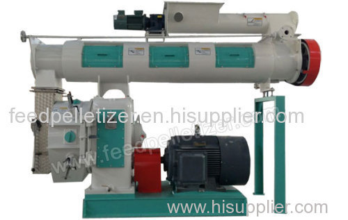 Poultry Feed Pelletizer with Ring Die Pellet Mill Design