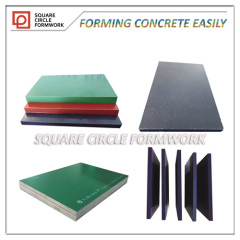 China construction grade PP plastic plywood reusable 150 times at least in formwork system