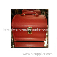 wholesale fine antique faux pu leather jewelry box