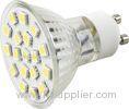 GU10 Epistar 3528 / 5050 SMD LED Spotlight 3W For Home , High Bright LED Spotlight Bulbs