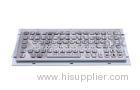 86 Key Industrial Stainless Steel Keyboard For Medical , Waterproof IP65