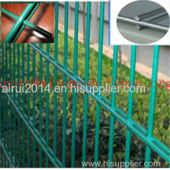 High strong and reinforcement double wire fence/twin pvc mesh fence/6/5/6mm wire fence