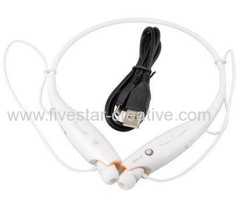 HV-800 High-Grade Wireless Bluetooth Sports Headset Stereo Music Headset Universal Neckband Style in White