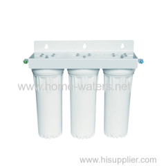 Triple simple home water filter purifiers