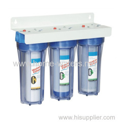 Triple simple home water filter purifiers